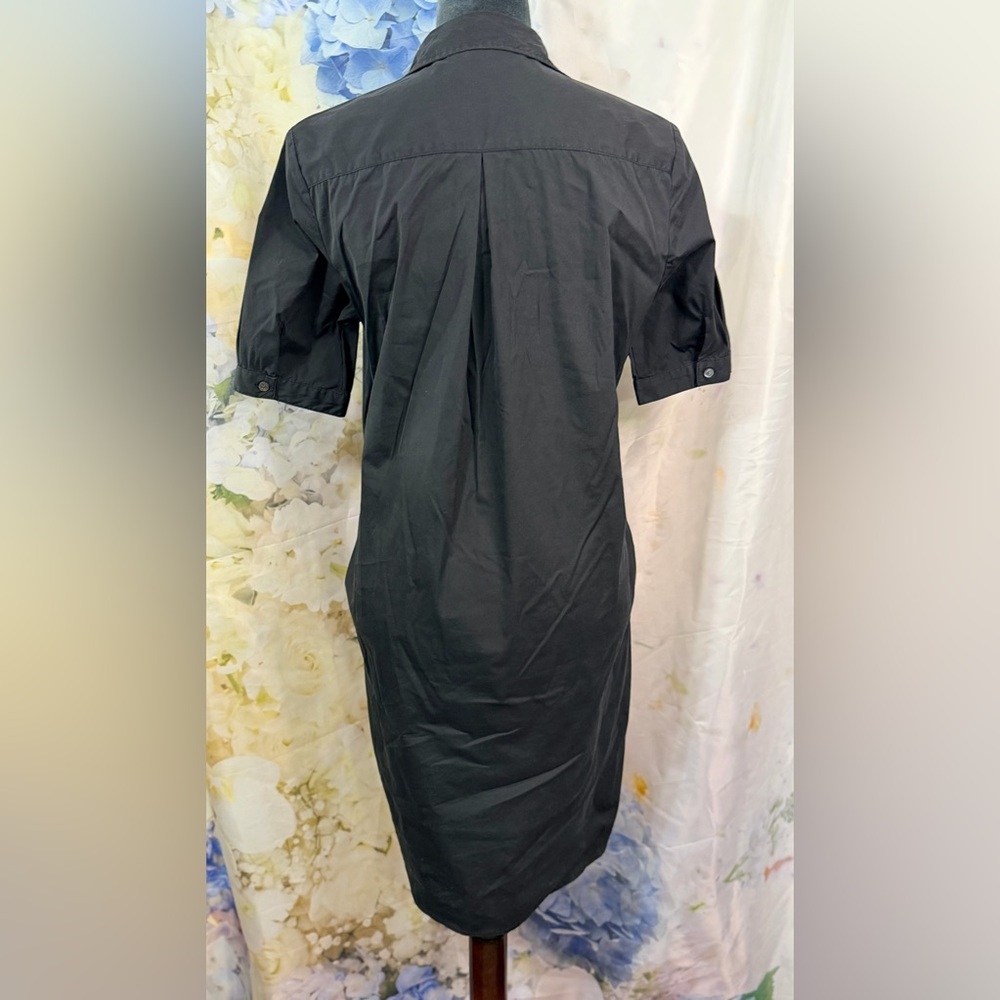 J McLaughlin Black Button-Up Shirt Dress - Picture 4 of 9
